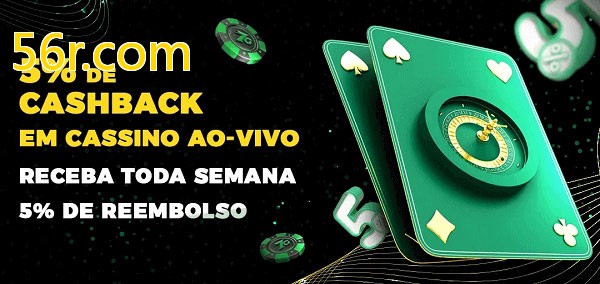 Promoções do cassino ao Vivo 56r.com